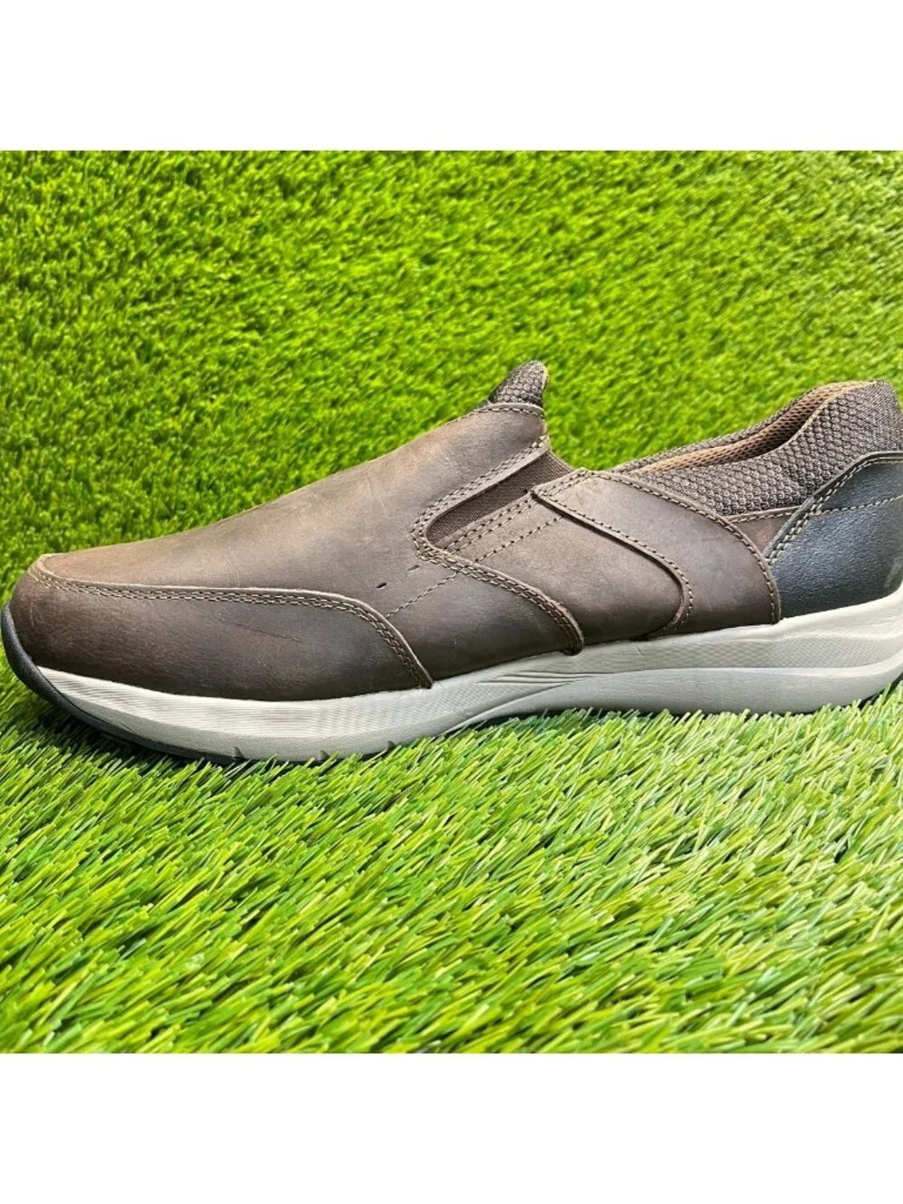 Nunn Bush Excursion Mens Size 11.5M Brown Casual Classic Moc Toe Slip On Shoes